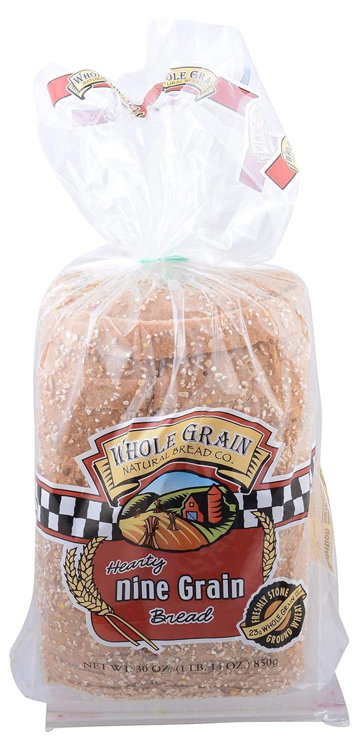 WHOLE GRAIN NATURAL BREAD CO Hearty 9 Grain Bread, 30 OZ