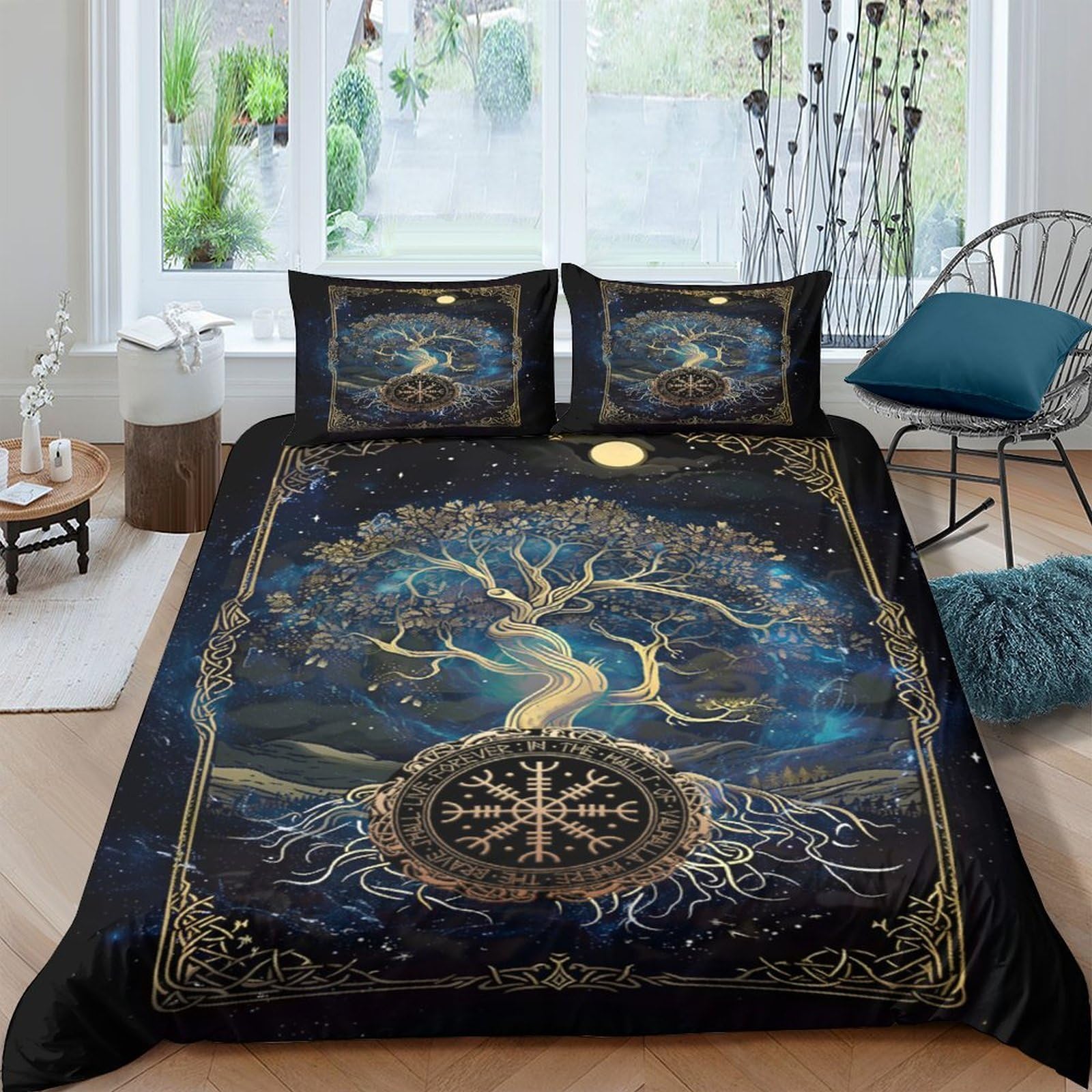 Ctjqhvkz Style-1 3D Printed Fitted Sheet Microfiber Galaxy Starry Sky Bed Cover For Bedroom And Dormitory, Waterproof, Dustproof, Easy To Wash, Decorative Bedding For Adults And Teens Single（135X200cm）