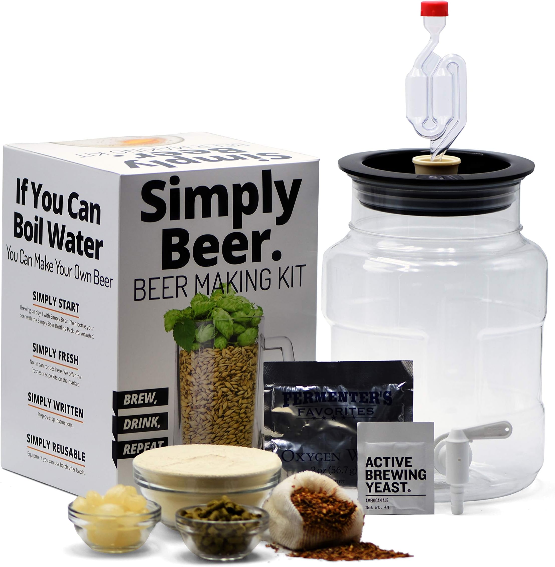 Simply Beer - Small Batch Beer Making Starter Kit (Log Splitter Brown Ale)