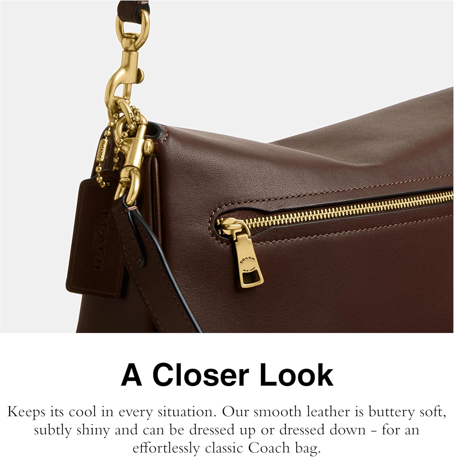 COACH womens Soft Tabby Shoulder Bag - Image 5