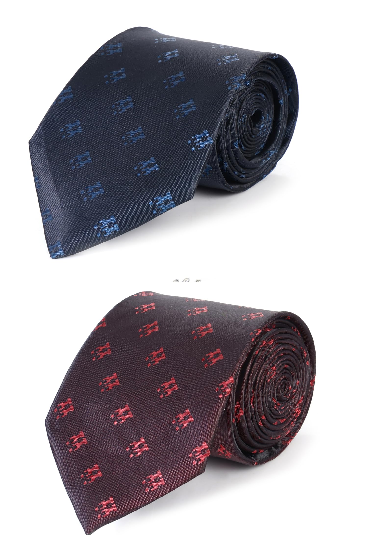 random stripe Premium Men's Necktie Combo Set – 10 Elegant Colors | Classic Business, Party & Wedding Silk-Finish Ties | Formal Gift Box Pack-picture-28