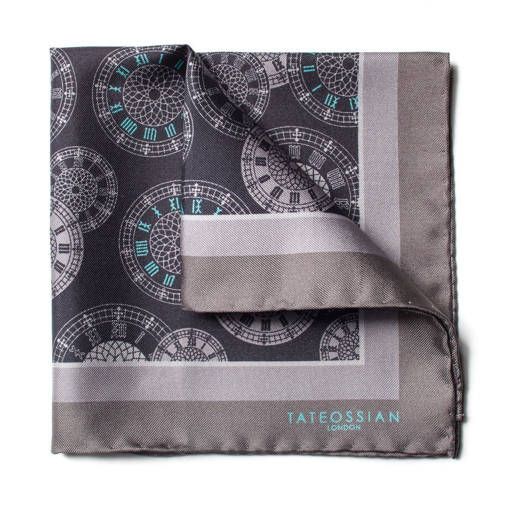 TateossianBig Ben Pocket Square