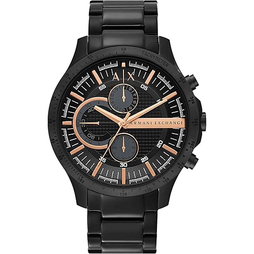 A|X Armani Exchange Chronograph Watch for Men; Men's Watch with Leather, Stainless Steel or Silicone Band
