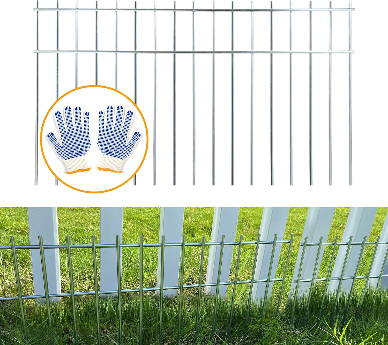 10 Pcs Animal Barrier Fence No Dig Small Medium Animal Dig Defense