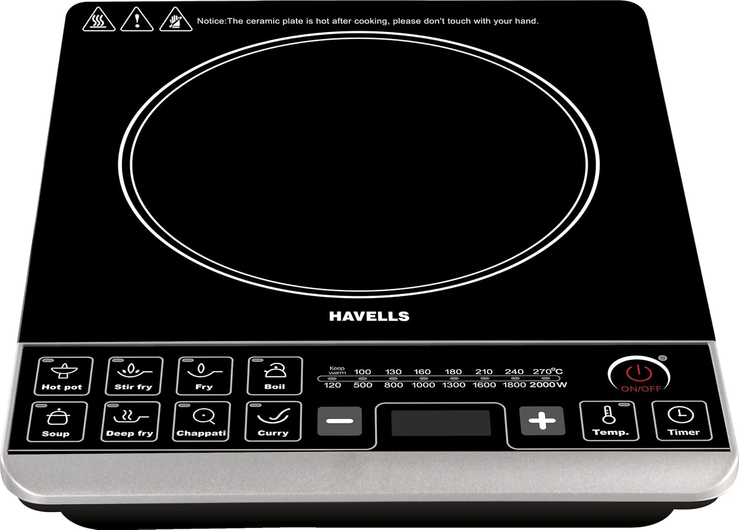 Buy Havells Insta Cook ST 2000Watt Induction Cooktop (Black) Online at