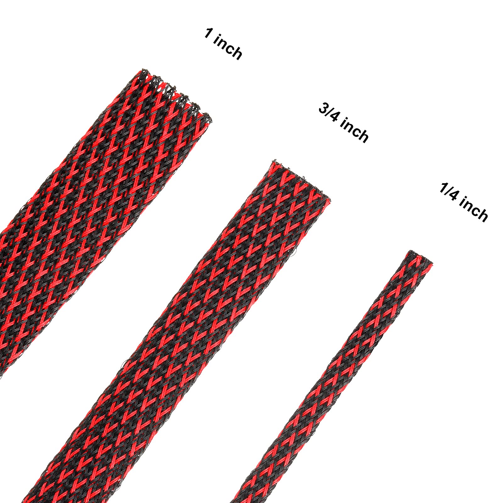 Guaina Per Guaina Intrecciata In Nylon PET Larghezza 3 Mm - Foto 12