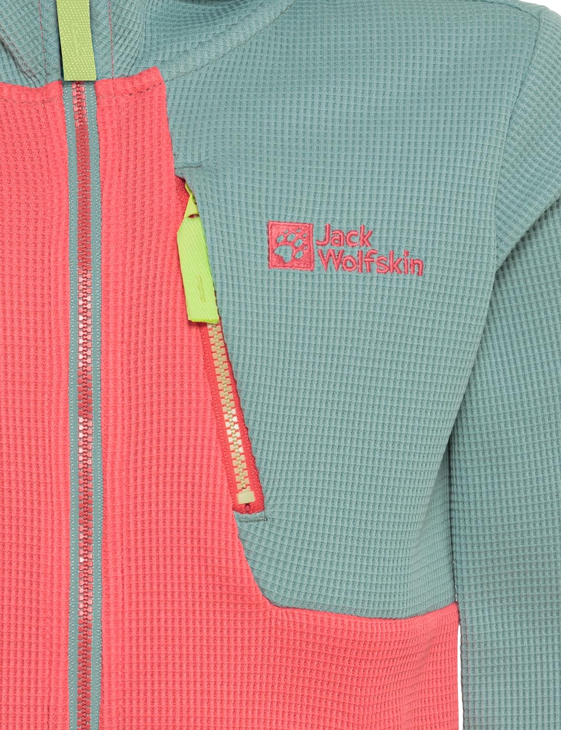Jack Wolfskin Unisex Kinder Actamic Grid Midlayer K Fleece-Jacke