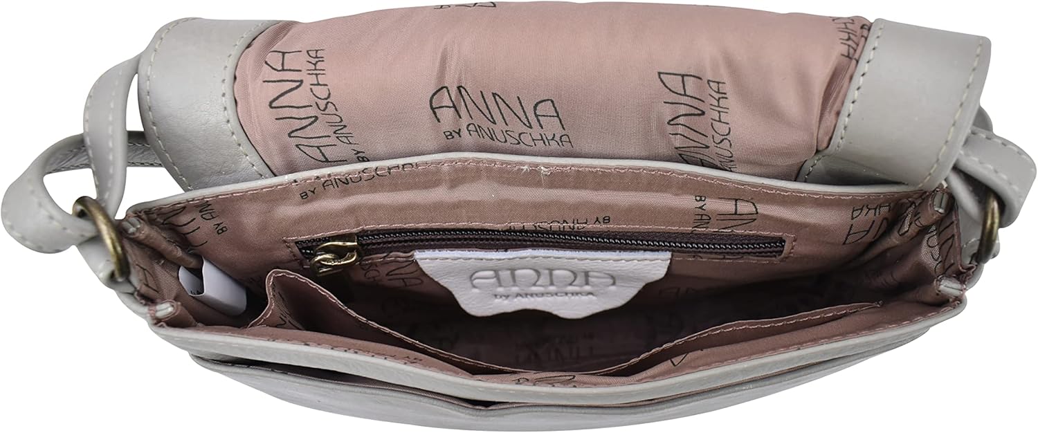 Anna by Anuschka Hand Painted Women’s Genuine Leather - Flap Crossbody