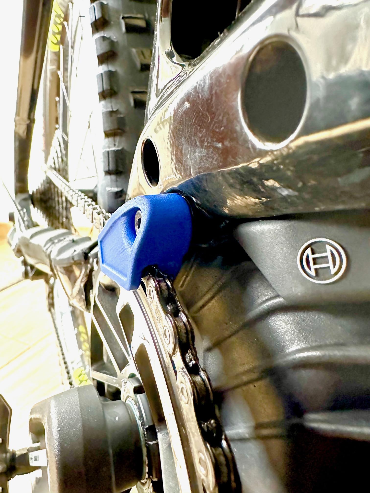 Guida catena per e-bike Bosch di 4a generazione e Yamaha PW-X3, aggiornamento tramite rinforzo con fibra di carbonio Ghost