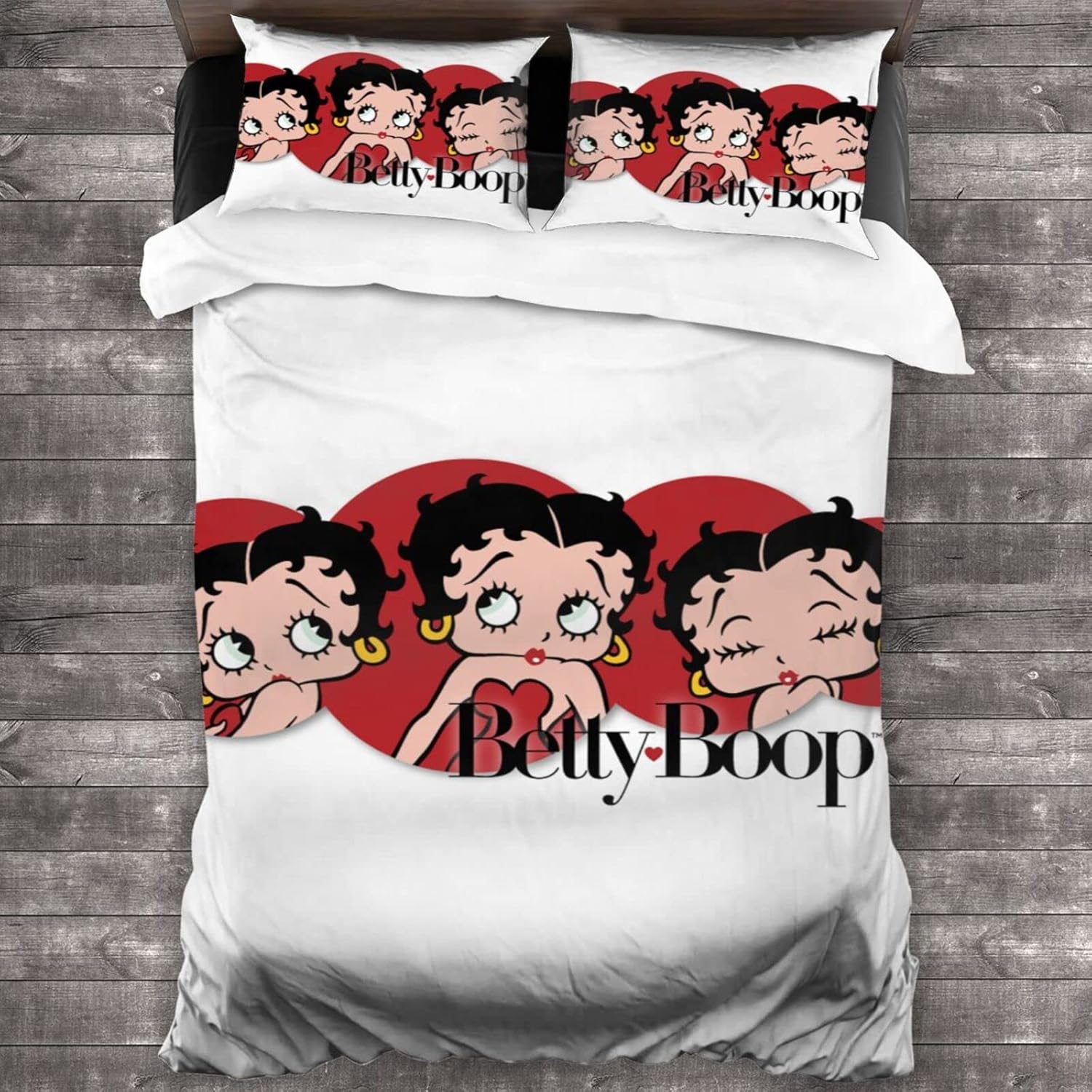 おまけ付き ベティーちゃんの可愛い レア 布団・枕カバー3枚セット② Betty Boop ベティーちゃんの可愛い レア 布団・枕カバー3枚セット③