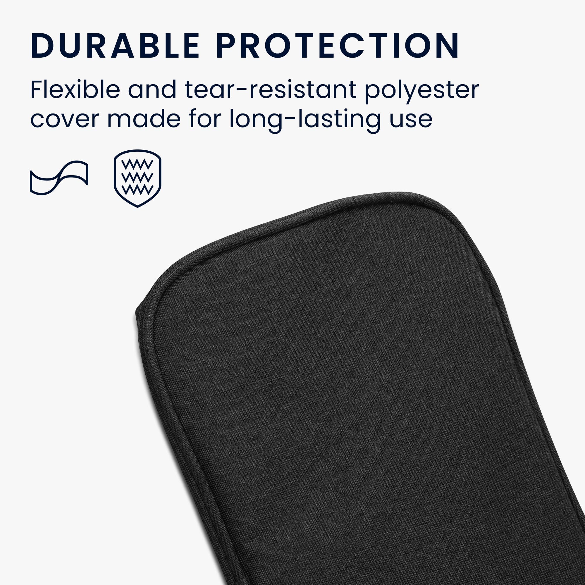 kwmobile Speaker Dust Cover Compatible with Marshall Stanmore II Wireless/Stanmore 2 Case - Tearproof Protective Fabric - Black - Image 4
