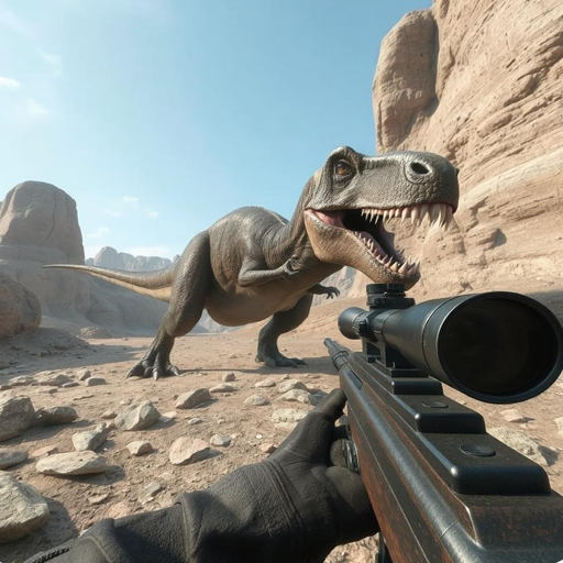 Dinosaurier-Schießspiele - Dinosaurier-Spiele