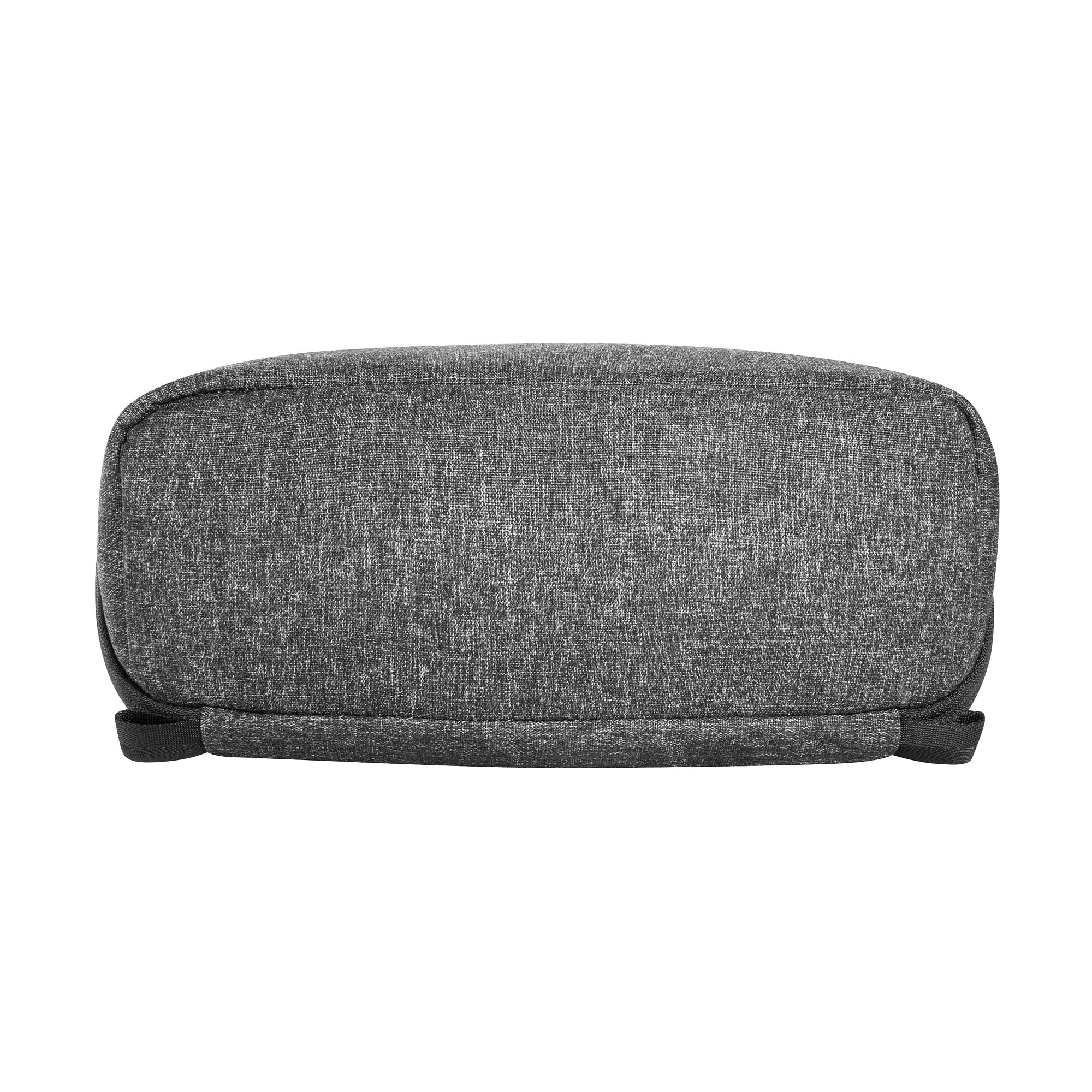 Tatonka Kosmetyczka Square Zip Pouch M (2 l) – rozkładana torba na pranie z 2 kieszeniami siatkowymi na zamek błyskawiczny, bez PFC/PFS – 10 x 25 x 9 cm (czarna)