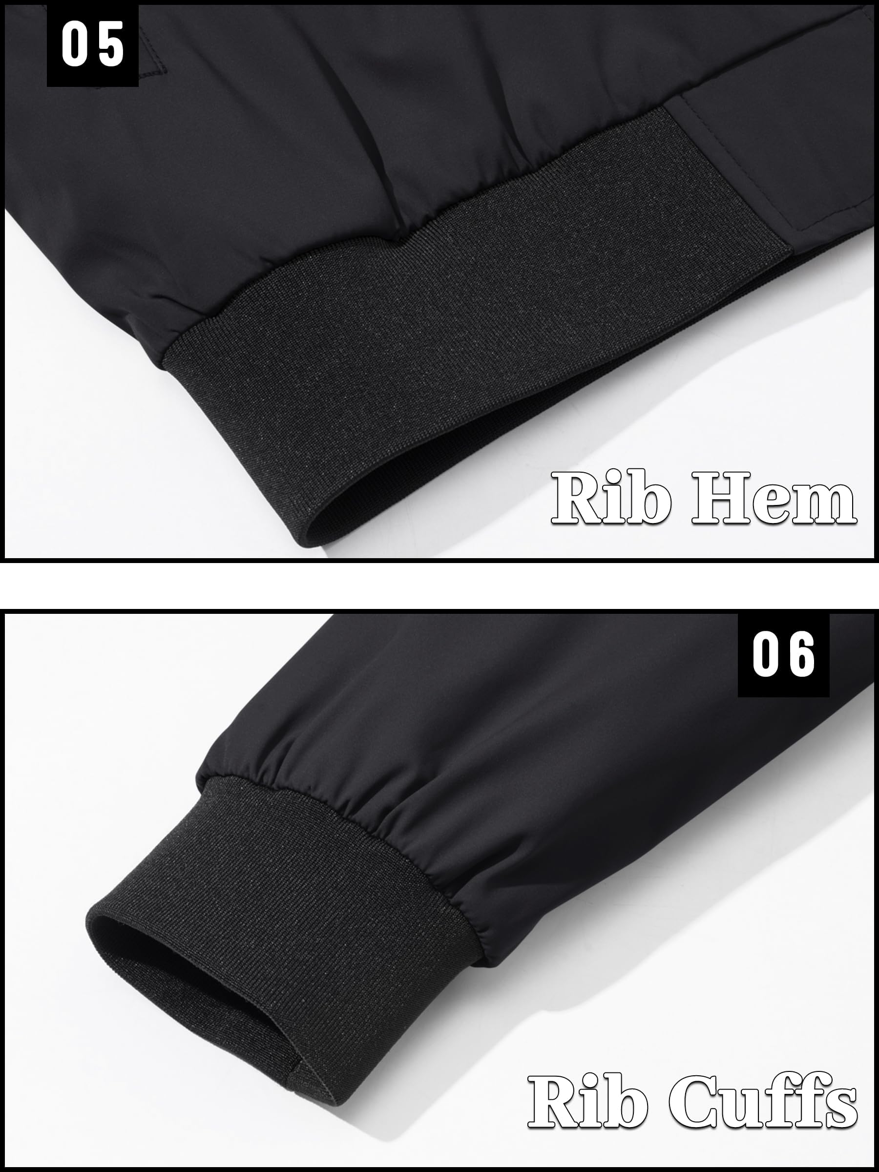 TACVASEN Bomberjacke Herren Übergangsjacke Blouson leicht Herbst College | Wasserabweisend,Winddicht,Fliegerjacke,Pilotenjacke Herren,Frühling,Dünne,Leicht,Sportjacke,Herbst,Polyster