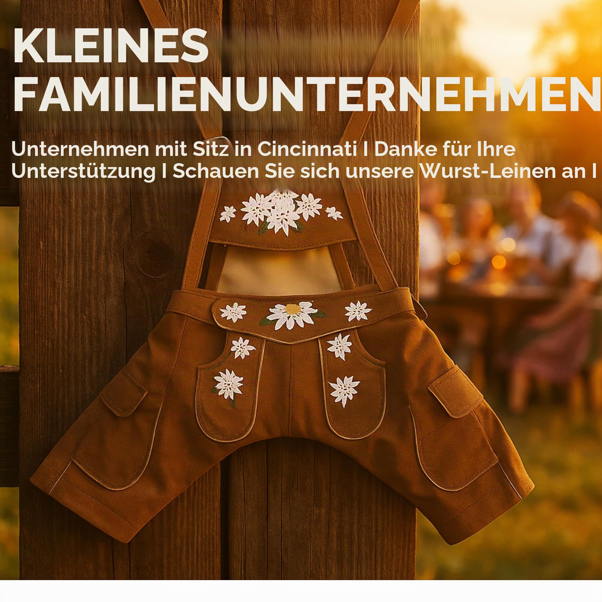 Oktoberfest Deutsche Hunde Lederhose, mehrere Größen (5XL)