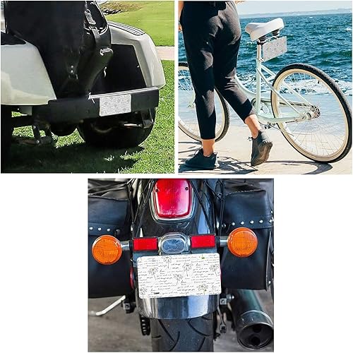 Miniatura 8 de Placa de matrícula decorativa de bulldog inglés para automóvil, etiqueta de tocador, placa de metal para automóvil, placa de aluminio novedosa para