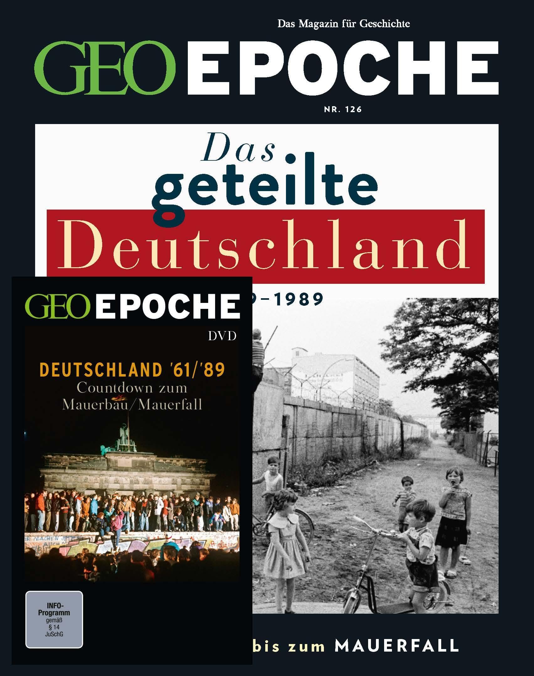 GEO Epoche mit DVD 126/2024 - Das geteilte Deutschland: Das Magazin für Geschichte