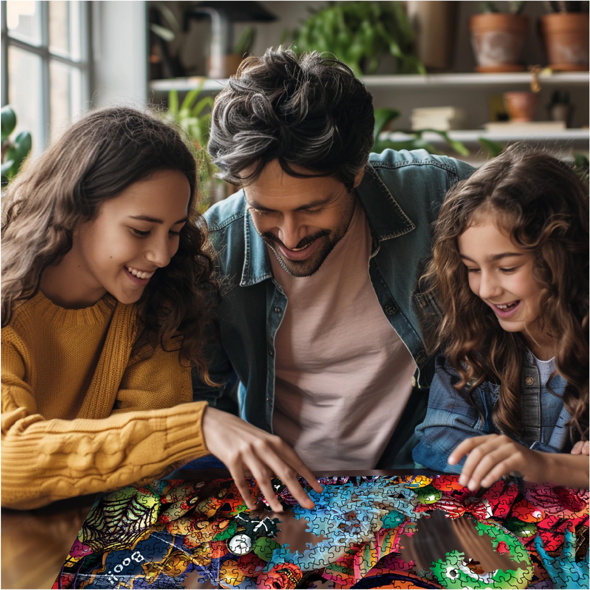 White Mountain Puzzle da 1000 pezzi spettrale autunnale collage puzzle con pezzi grandi regalo per adulti e famiglia 61 x 76,2 cm – dolcetti di Halloween