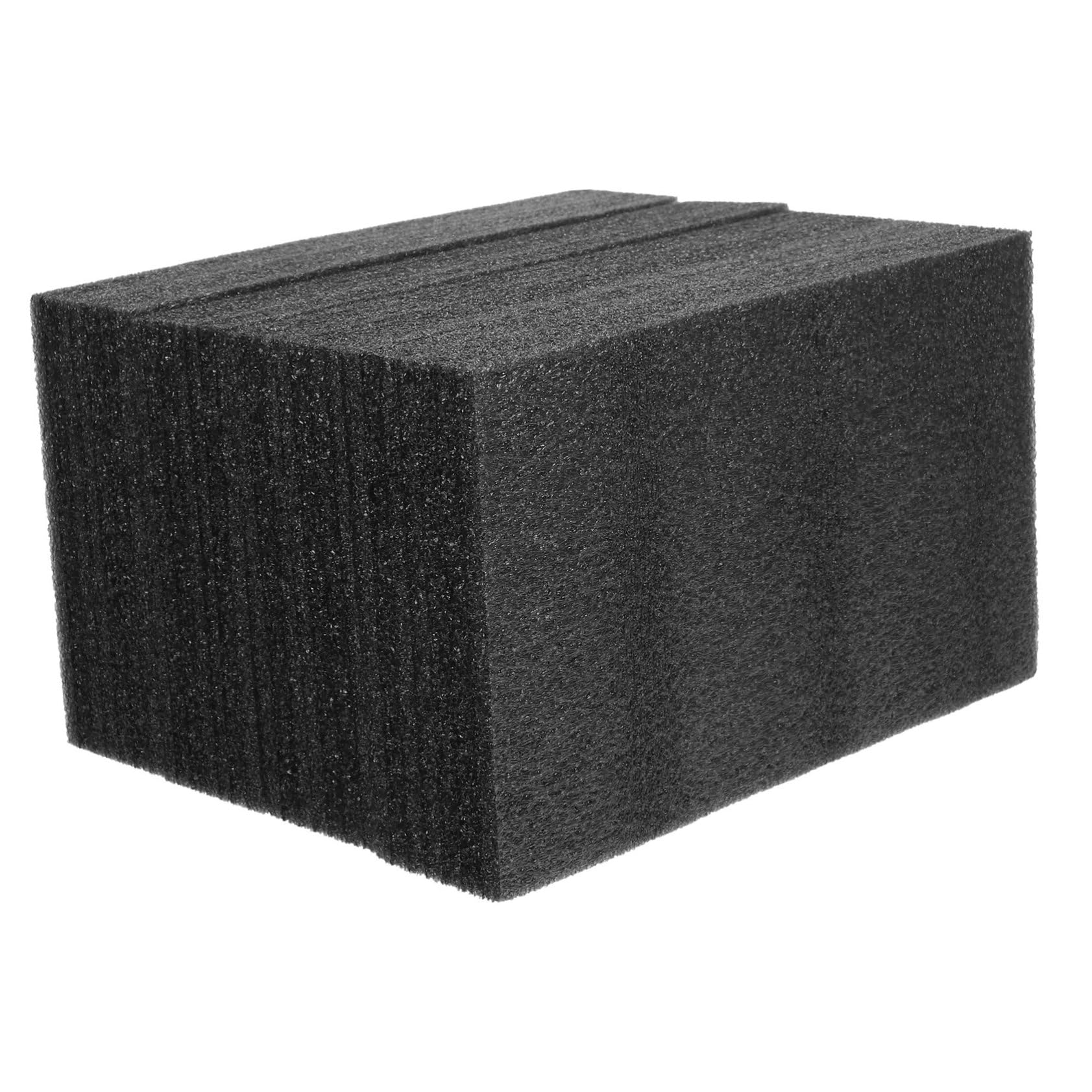DOITOOL 12 Piezas Insertos de Espuma para Embalaje Tableros de Espuma Express Negros Resistentes y Multiusos para Protección Envíos y Manualidades