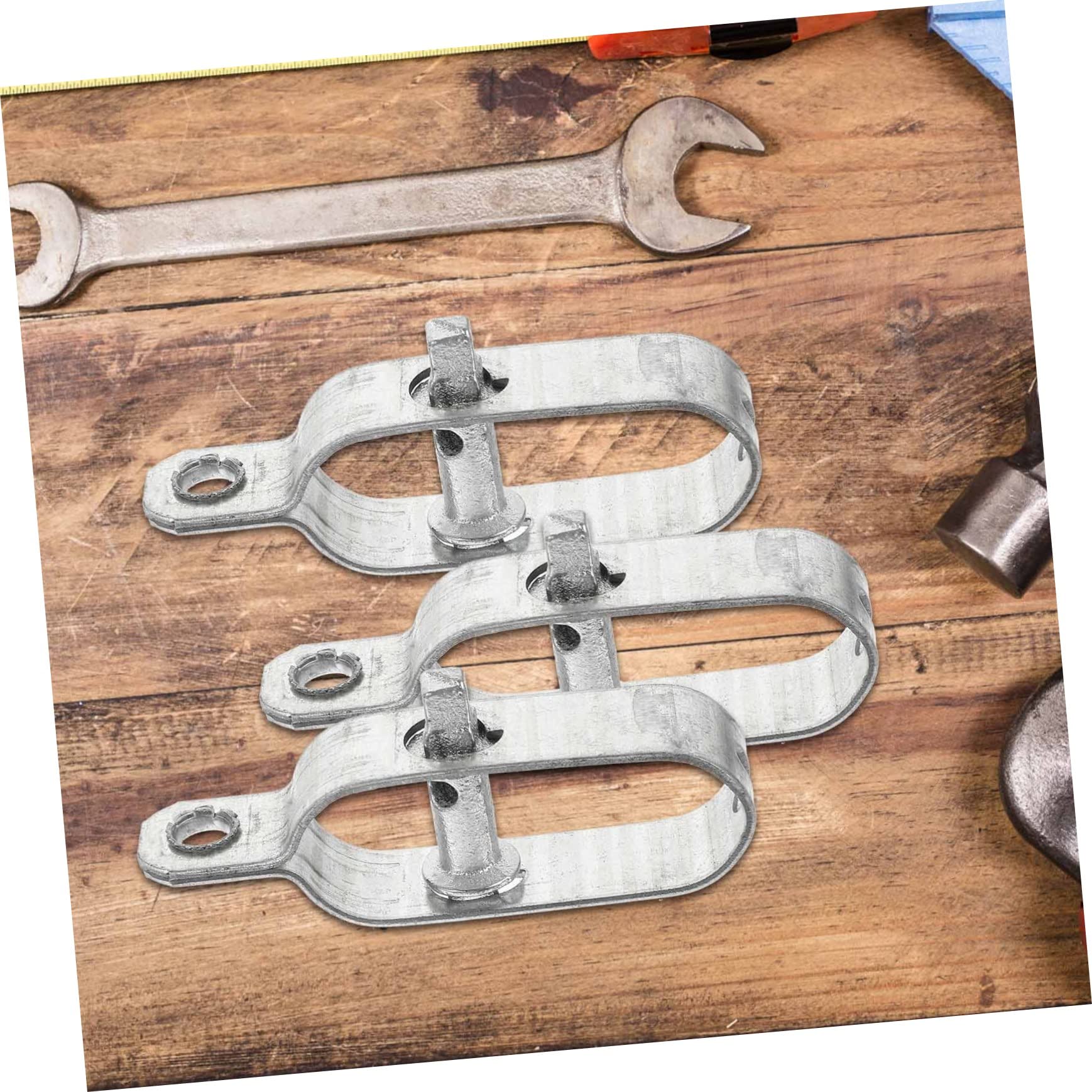 10 Pezzi Tenditore per Filo di Ferro in Ferro, Argento, Resistente All'usura alla Ruggine, per Cavo e Recinzioni Agricole Stile Casuale
