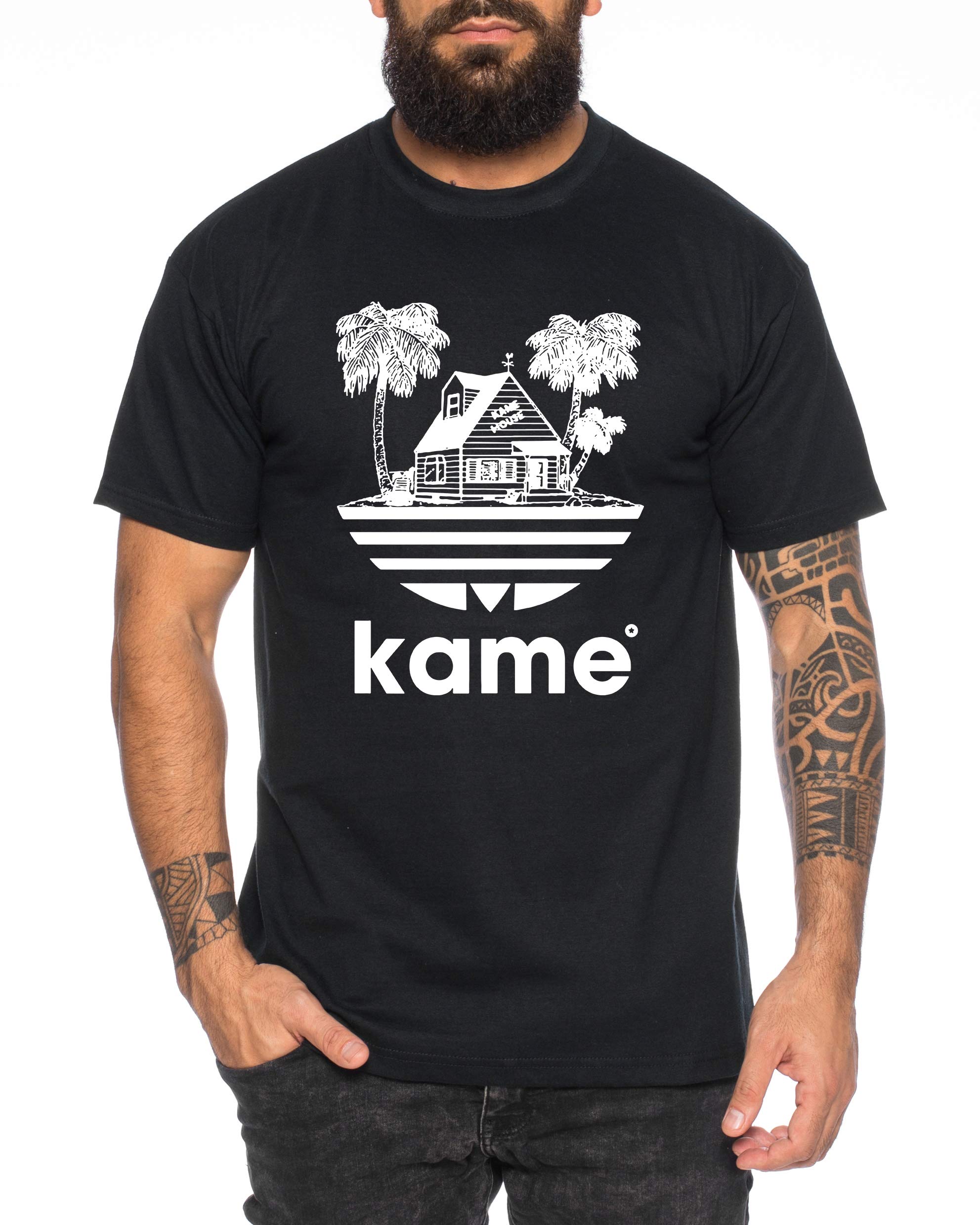 Adi Kame House Men's T-Shirt One Goku Dragon Master Son Ball Vegeta Turtle Roshi Piece Golds Db