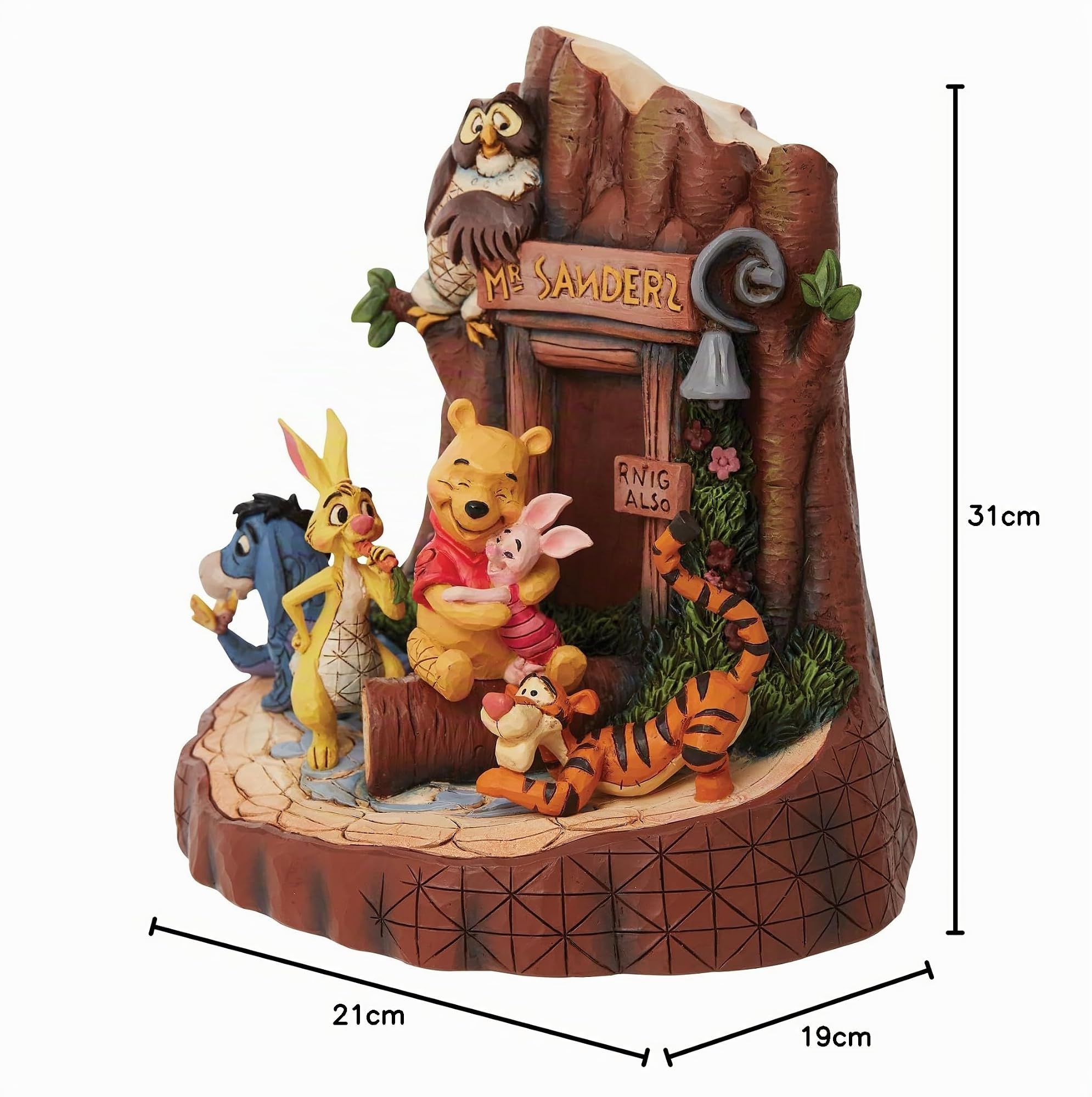 Enesco - Disney Traditions Pooh Carved by Heart 7.48 Statue, 6010879