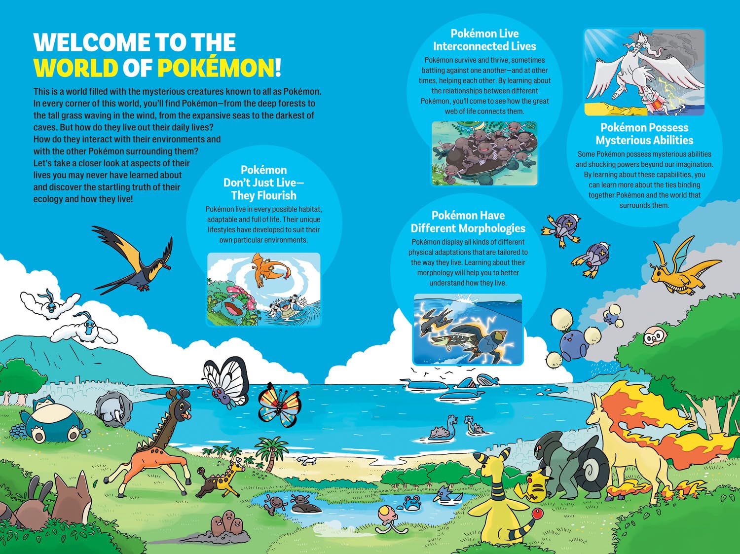 Pokécology: An Illustrated Guide to Pokémon Ecology: A groundbreaking, BRAND NEW OFFICIAL, full-colour illustrated guide to Pokémon. Perfect for fans of all ages.