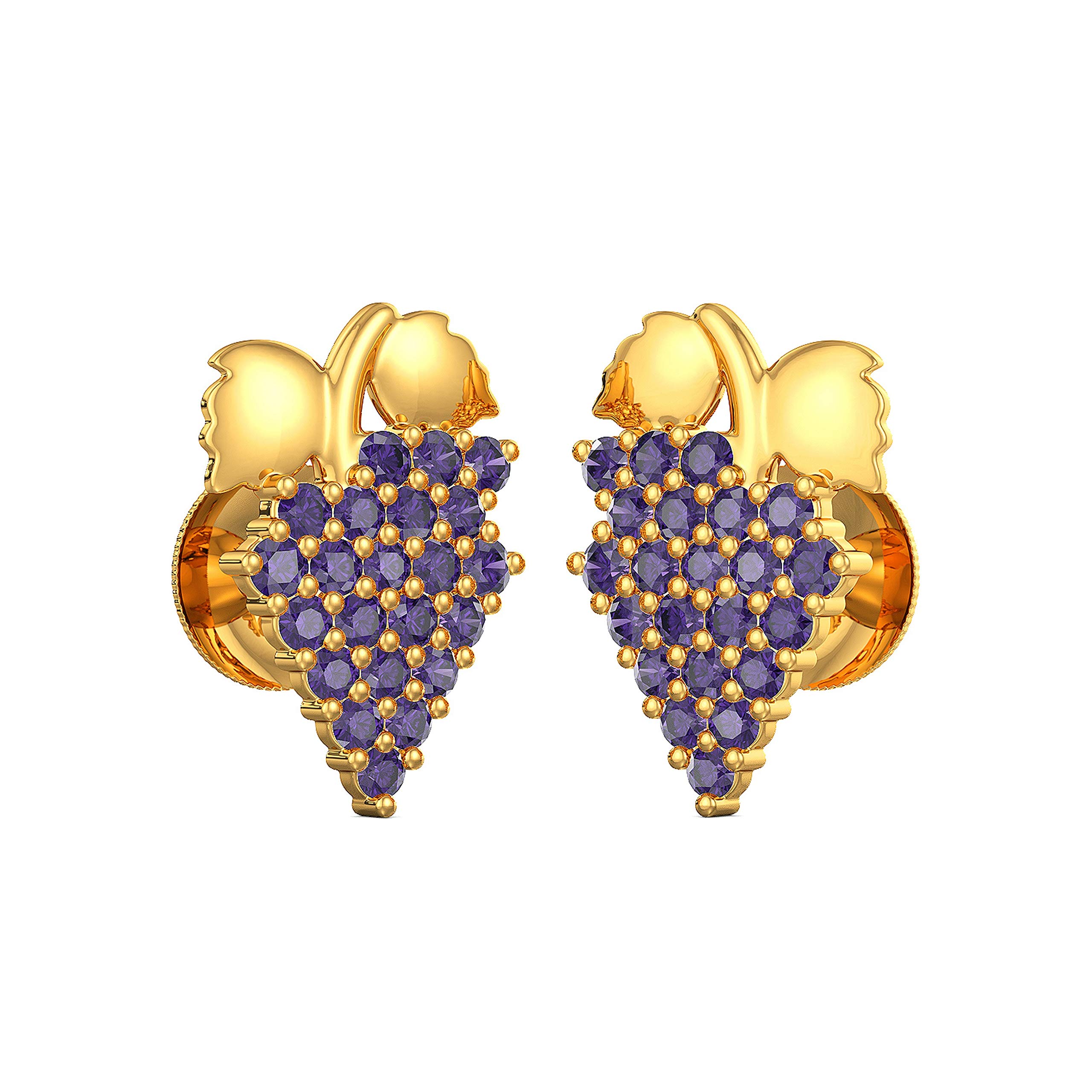 Joyalukkas 22k (916) Yellow Gold Stud Earrings for Girls (B07PJHG636) Amazon Price History, Amazon Price Tracker