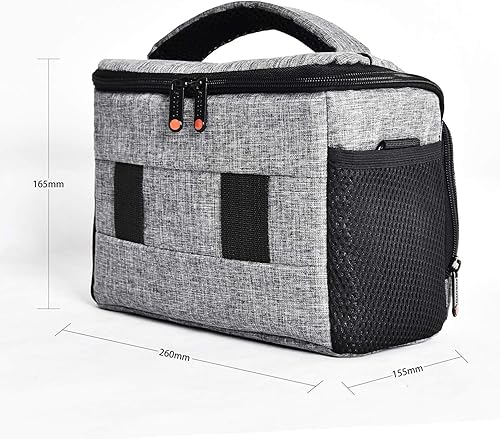 Miniatura 6 de FOSOTO Funda compacta SLRDSLR elegante para cámara compatible con Nikon P900 B500 D3500 D5600 D7500, Canon EOS T6 T7i T5 4000D 80D, Sony A73 sin