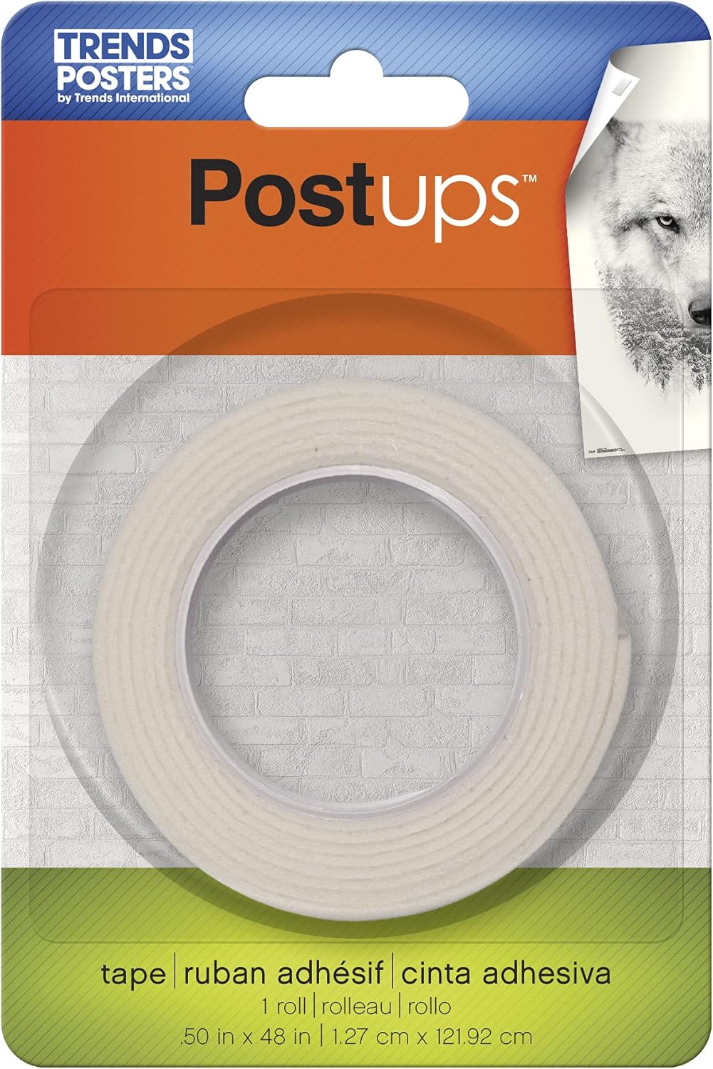 Trends International PostUps Poster Mounting Tape, 3.6'' x
