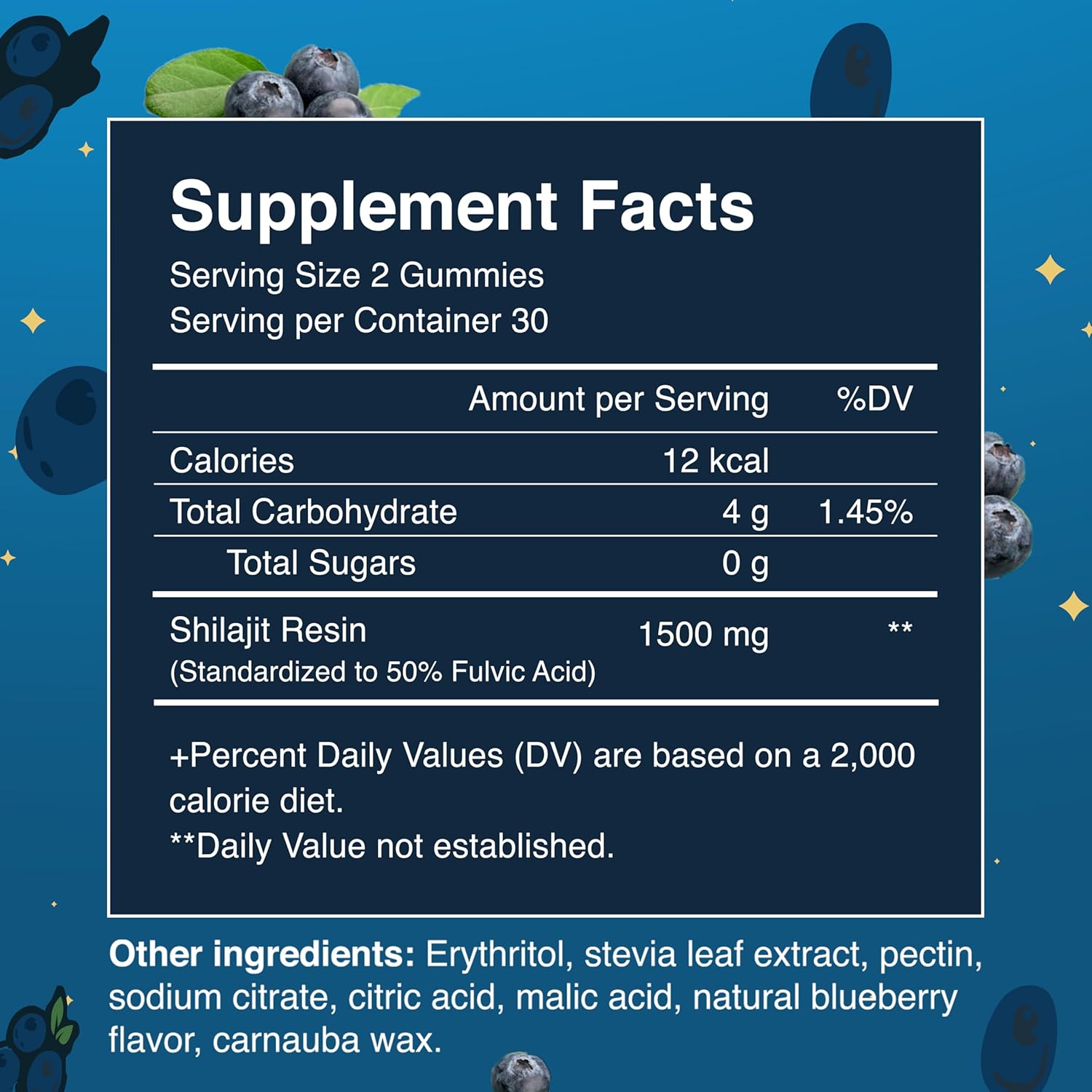 Shilajit Gummies – 1500 mg Himalayan Shilajit for Men Energy & Stamina – Pure Fulvic Acid Complex – Organic, Vegan, Non-GMO, Sugar-Free Supplement for Strength & Vitality - Image 2