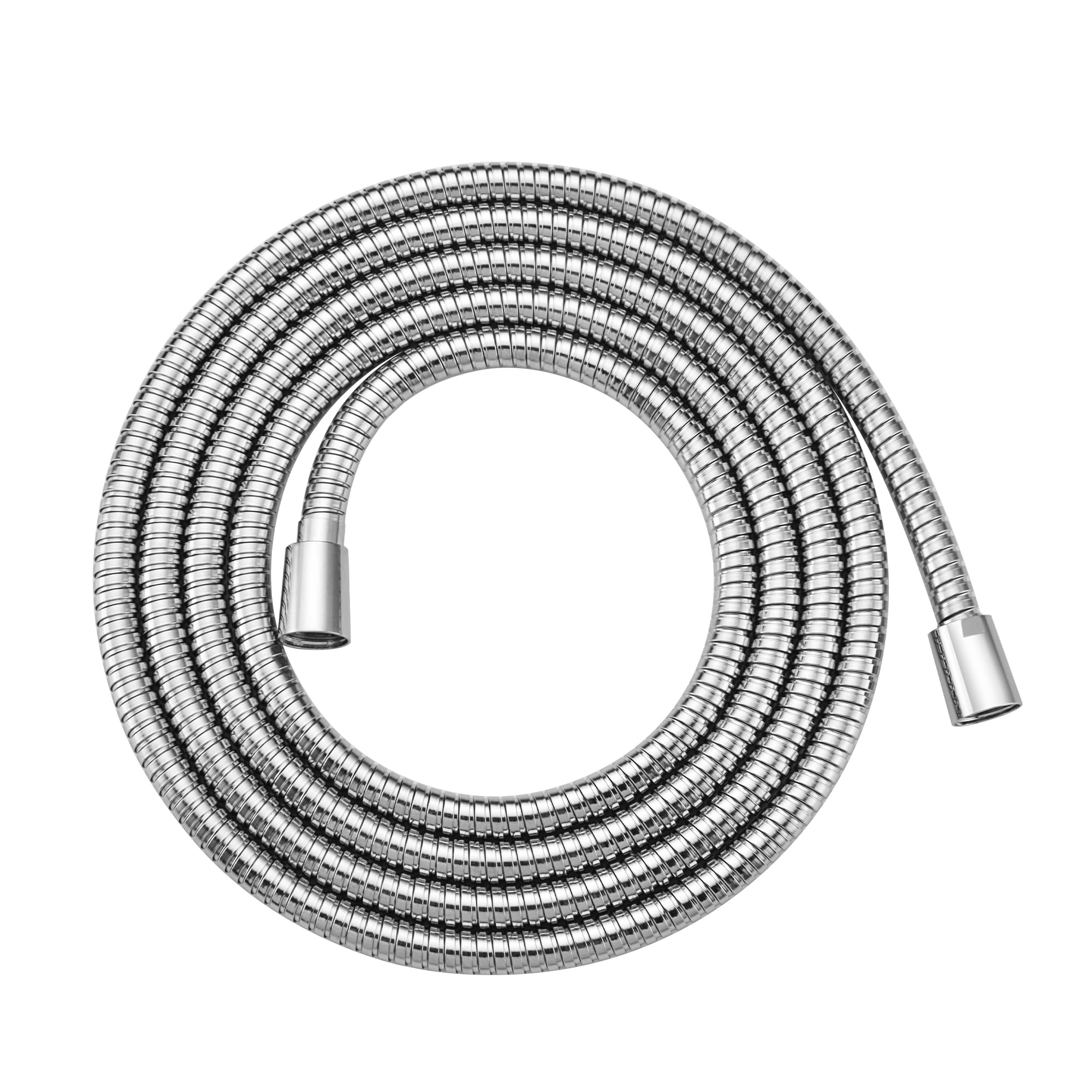 Bright Showers Extra Long Shower Hose 118 Inch - Stainless Steel Hand Shower Hose with Brass Connections, Kink Protection, Leak-Proof, Fits Most Shower Heads