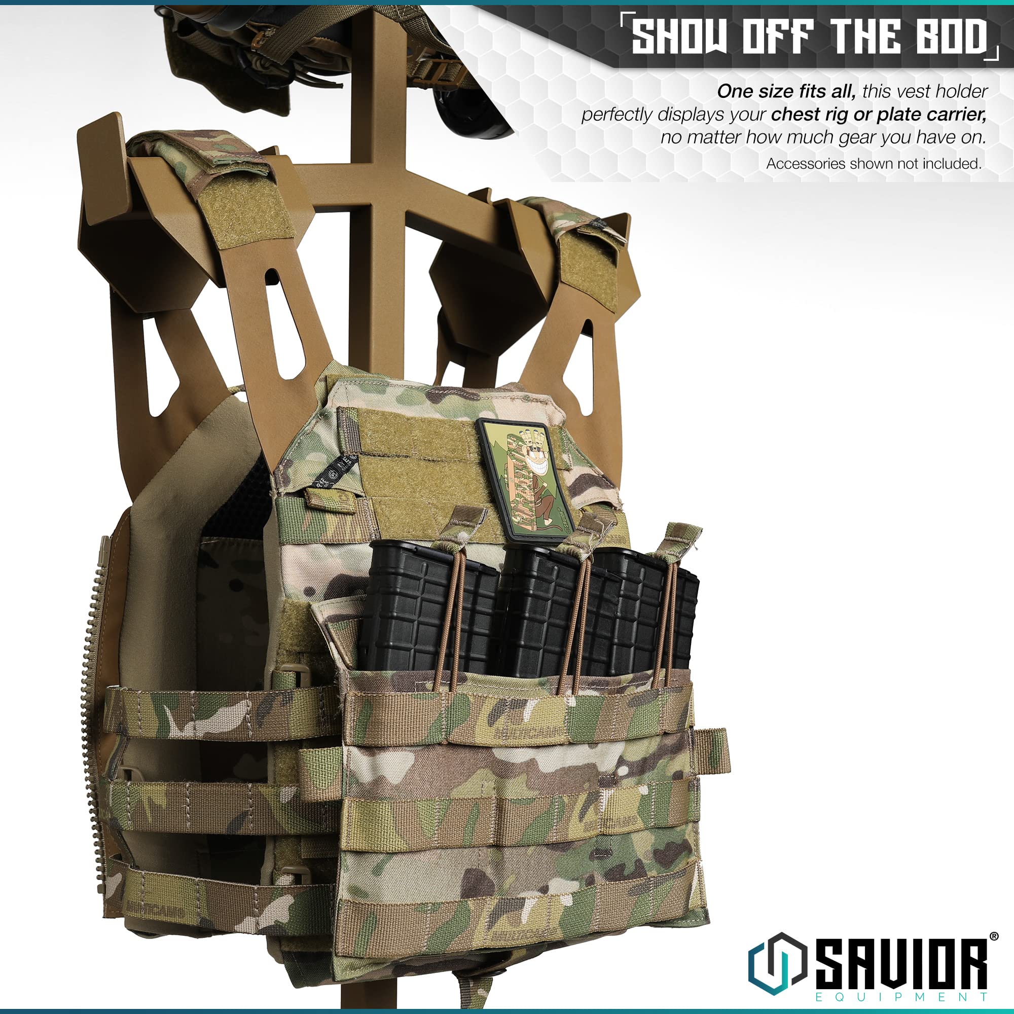 Gear Rack Army Snapklik.com : Savior Equipment H.A.B Tactical Gear Stand Helmet Vest ...