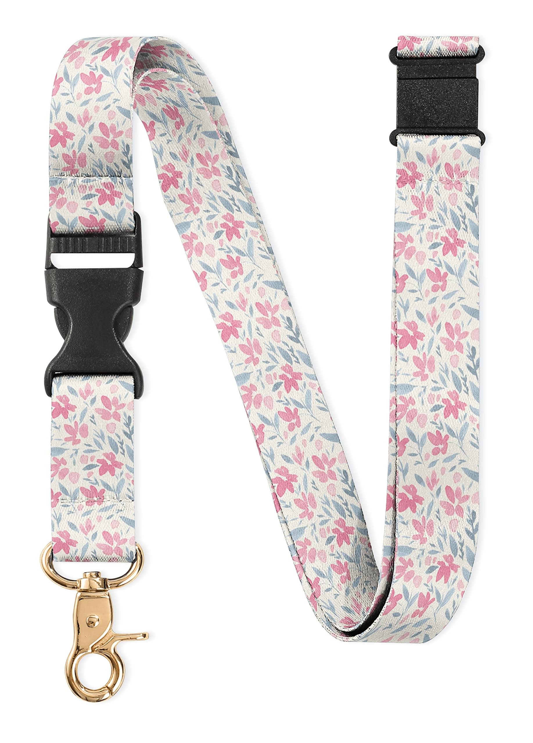 InnoBeta Neck Breakaway Lanyard for Women, Quick Release Safety Lanyards for ID Badges, Detachable Clip Keychain Lanyard