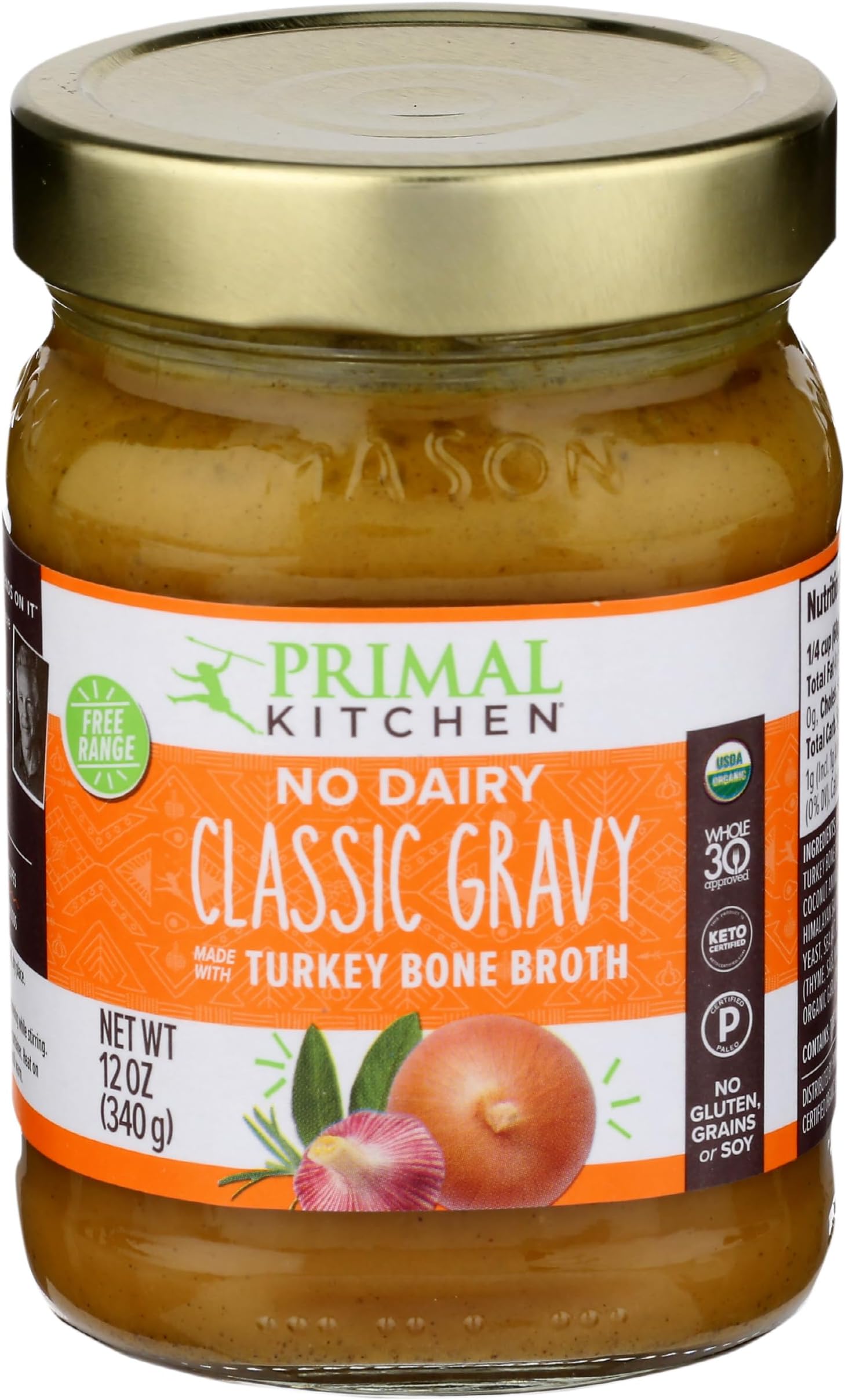Primal Kitchen Organic Classic Gravy, 12 OZ Grocery