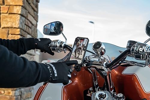 Miniatura 2 de Rokform - Soporte de teléfono celular para manillar de motocicleta, se monta en cualquier manillar que mida de 78" a 1-14", asegura el teléfono a