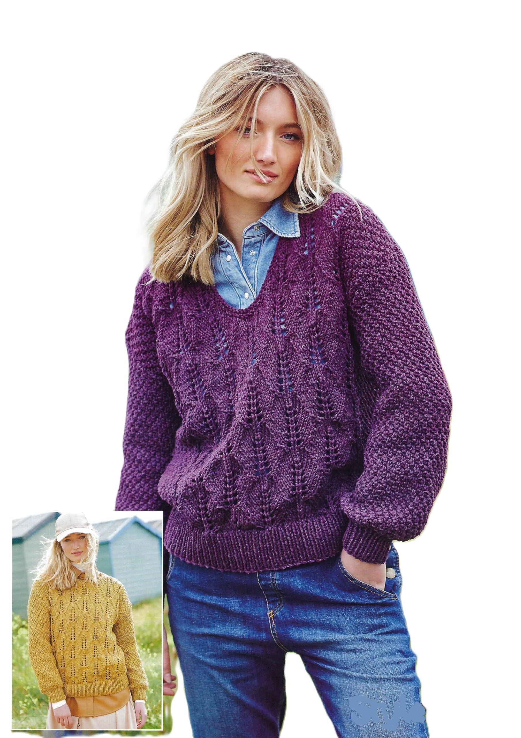 Stylecraft Women's Multicolor 9947 Adult Chunky Sweater Knitting Pattern