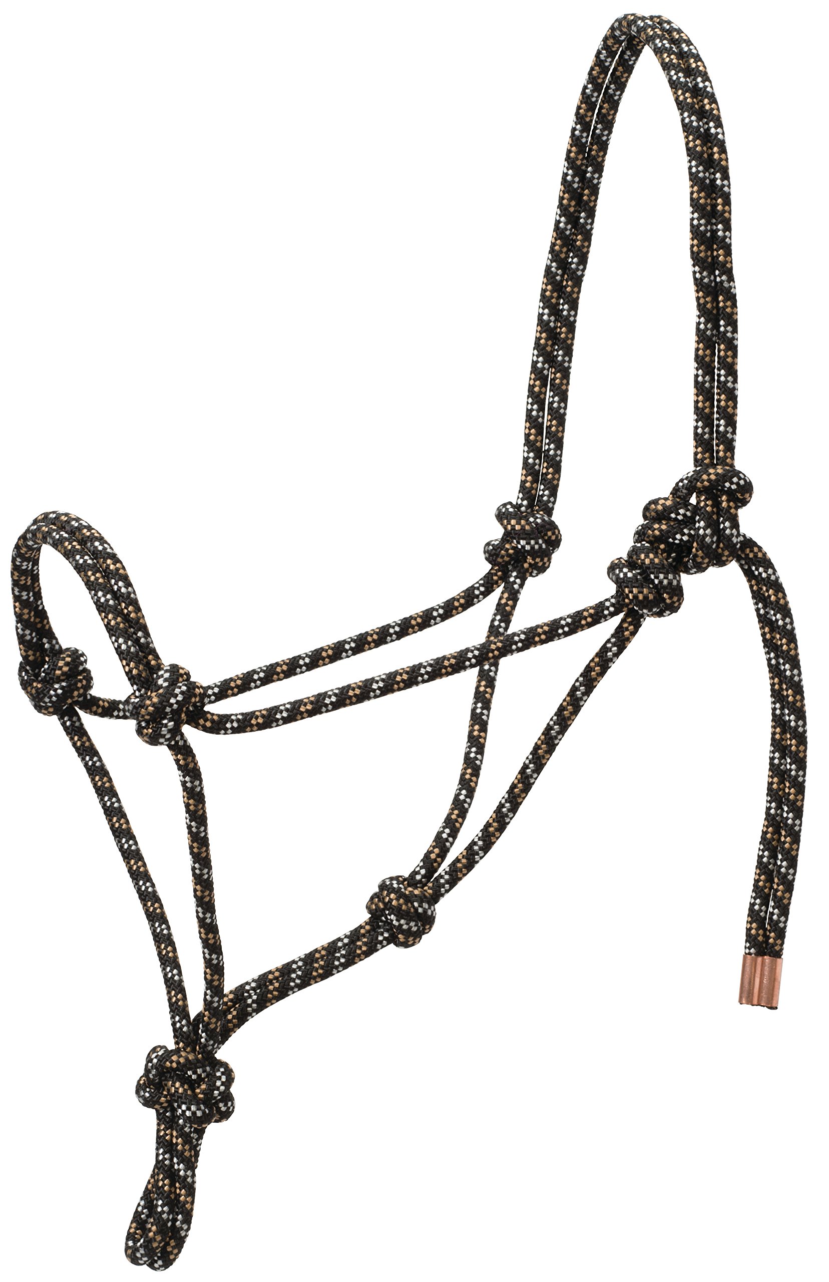 Weaver Leather Cavezza in Corda Intrecciata con Diamanti, Cavallo Medio