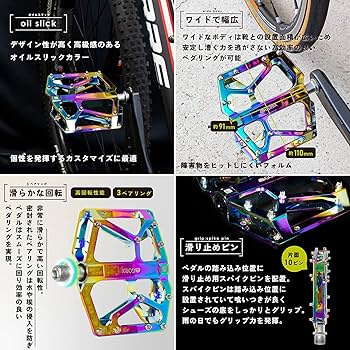 りりページ GORIX 自転車 ペダル クロスバイク フラット ロードバイク 3