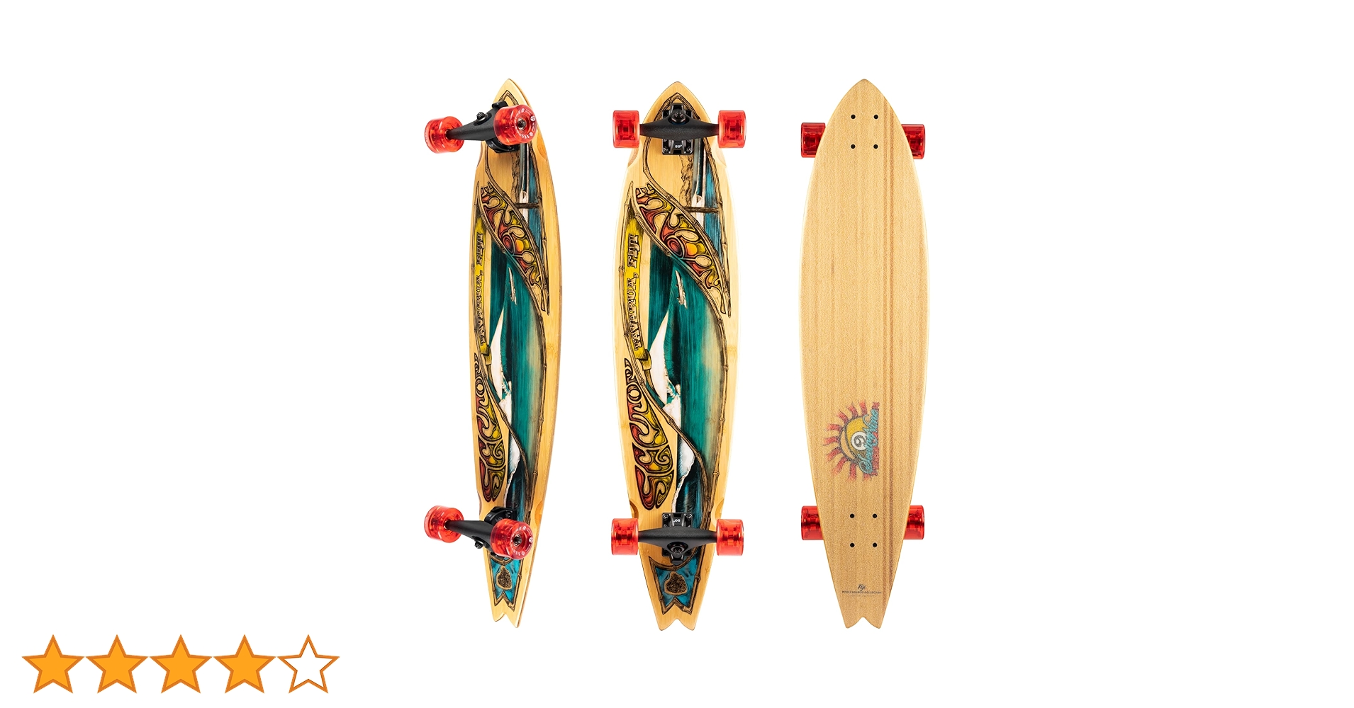 Amazon | Sector 9 フィジー コンプリートスケートボード 39.5インチ x