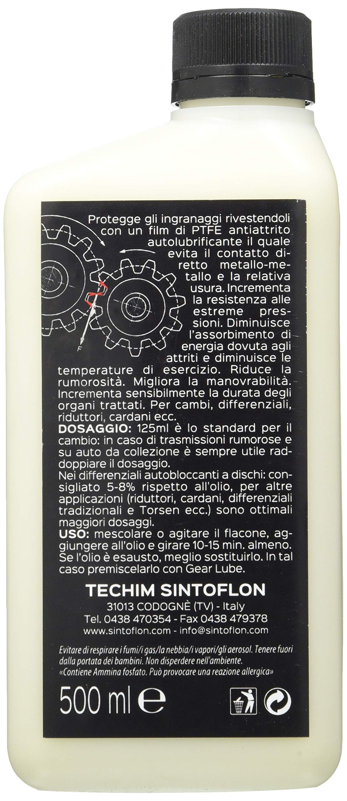 GEAR LUBE Tratt.cambio e differenziale Fl.500 ml