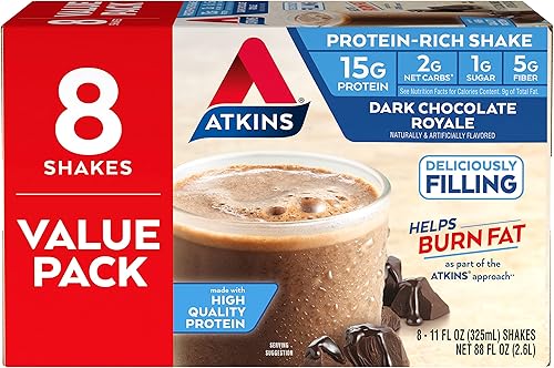 Atkins - Batido Plus con proteína sabor chocolate 12 unidades disponible en Yaxa Colombia