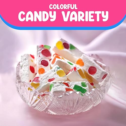 Miniatura 6 de Turrón de azufaifo de 10 onzas aproximadamente 26 piezas  Caramelo dulce envuelto individualmente, caramelo masticable  Caramelo de azufaifo con