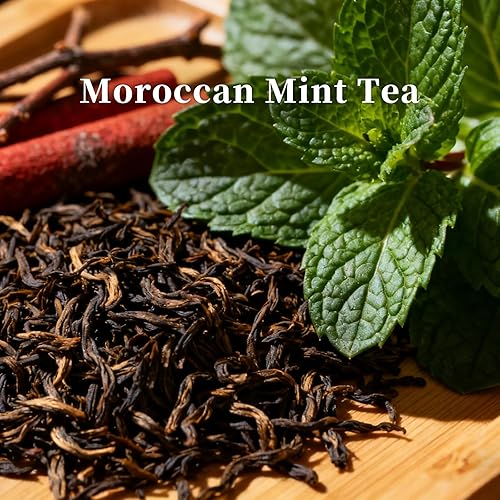 Miniatura 8 de KRD Series - Juego de difusor de aceite perfumado con varillas de té menta marroquí, 3.38 onzas líquidas (3.4 fl oz), con 8 palitos de ratán