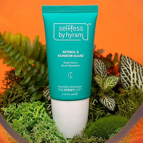 Miniatura 2 de Selfless by Hyram Suero reparador de retinol y algas arcoíris. Apunta suavemente las marcas posteriores al acné y la hiperpigmentación. Para pieles