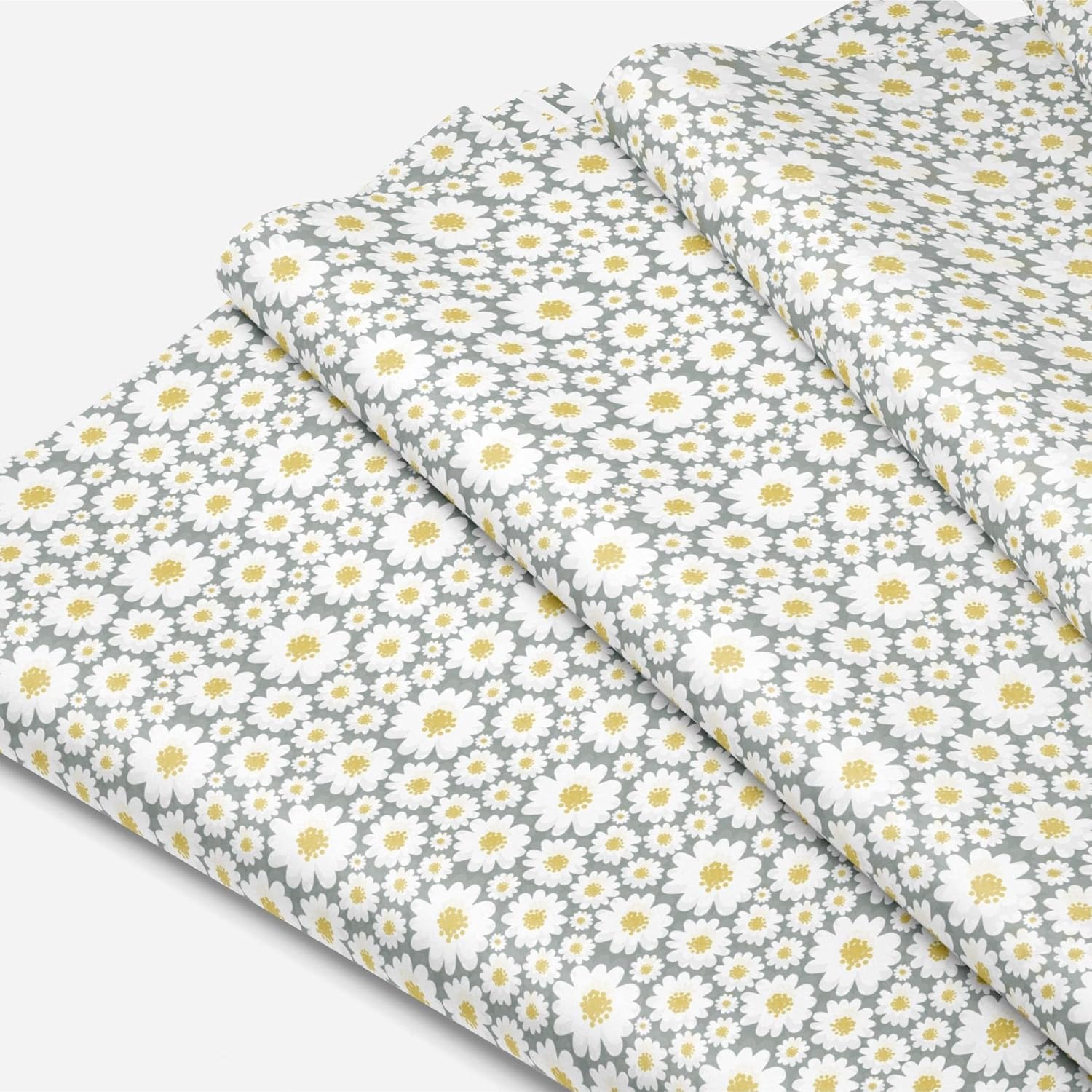 Package Mint Decorative Tissue Paper for Gift Wrapping - 20x30 Inch, 100 Sheets - Versatile, Colored Tissue Paper for Gift Bags, Packaging and Small Business Use - Daisy Print
