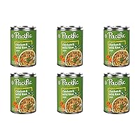 Vista 9 de Pacific Foods, Sopa de pollo con arroz salvaje bajo en sodio orgánico, 16.3 onzas