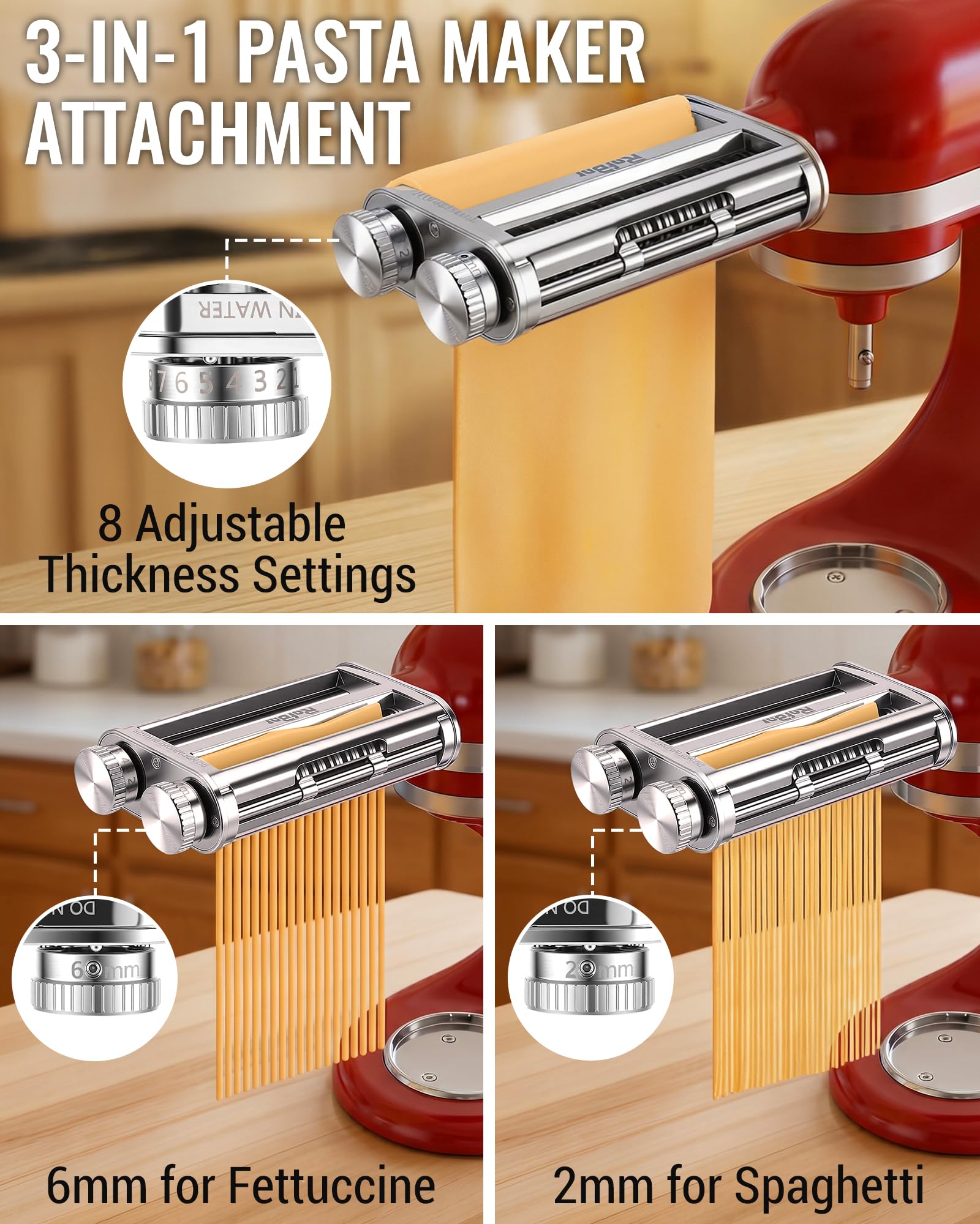 Amazon | KitchenAidスタンドミキサー用パスタメーカーアタッチメント