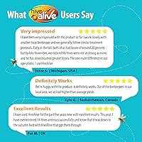 Vista 8 de HIVE ALIVE Suplemento alimenticio Fondant Bee - Potenciador de alimentación fácil de usar evita la inanición durante el invierno - Solo Fondant ha