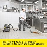 KÄRCHER Aspirateur Eau et poussières NT 22/1 AP Te L, Max. 1300 W, Filtre Cartridge PES, réservoir : 22 l, coude, suceur pour sols (300 mm), buse de Fentes, Prise pour Outils électroportatifs - 2